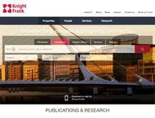 Tablet Screenshot of knightfrank.ie